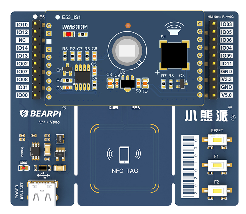 BearPi-HM_Nano开发板传感器驱动开发——E53_IS1人体红外感应-开源基础软件社区