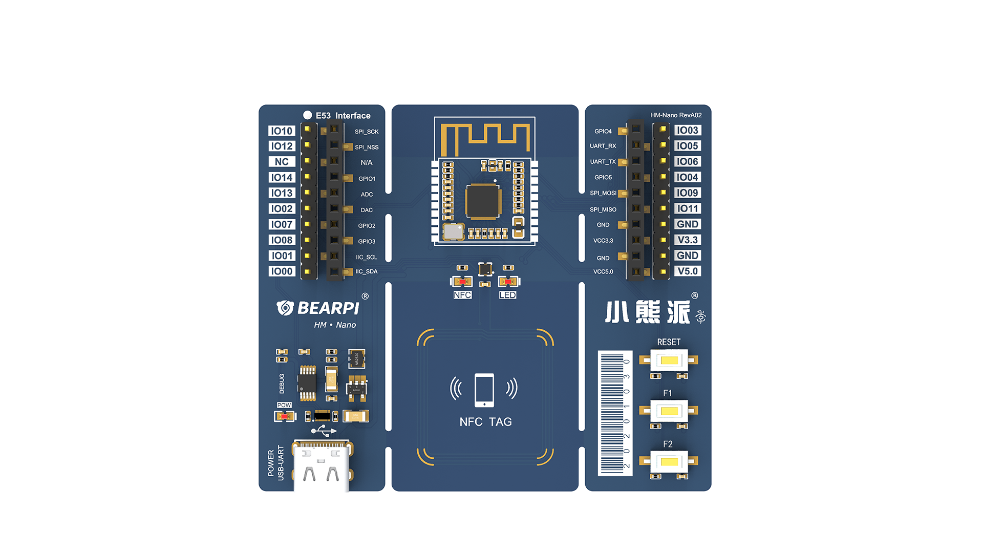 BearPi-HM_Nano开发板传感器驱动开发——E53_IS1人体红外感应-开源基础软件社区