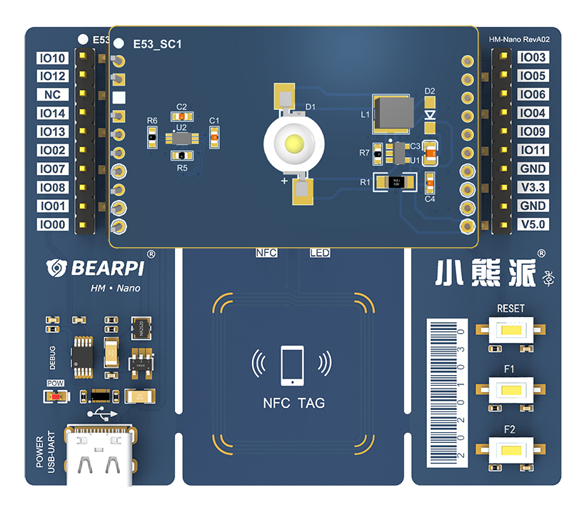 BearPi-HM_Nano开发板传感器驱动开发——E53_SC1读取光照强度-开源基础软件社区