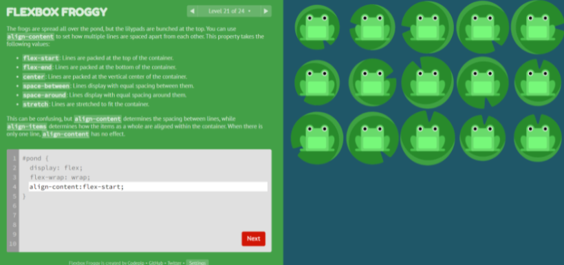 #过年不停更# 基于flex通关的青蛙游戏24关之详解-开源基础软件社区